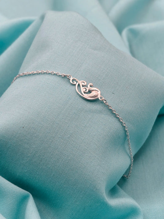 Aurelia Swirl Silver Bracelet