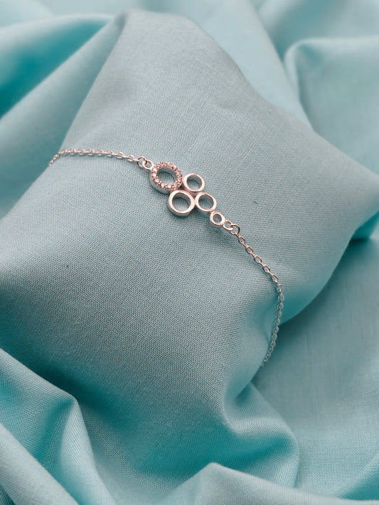 Unity Circles Silver Bracelet