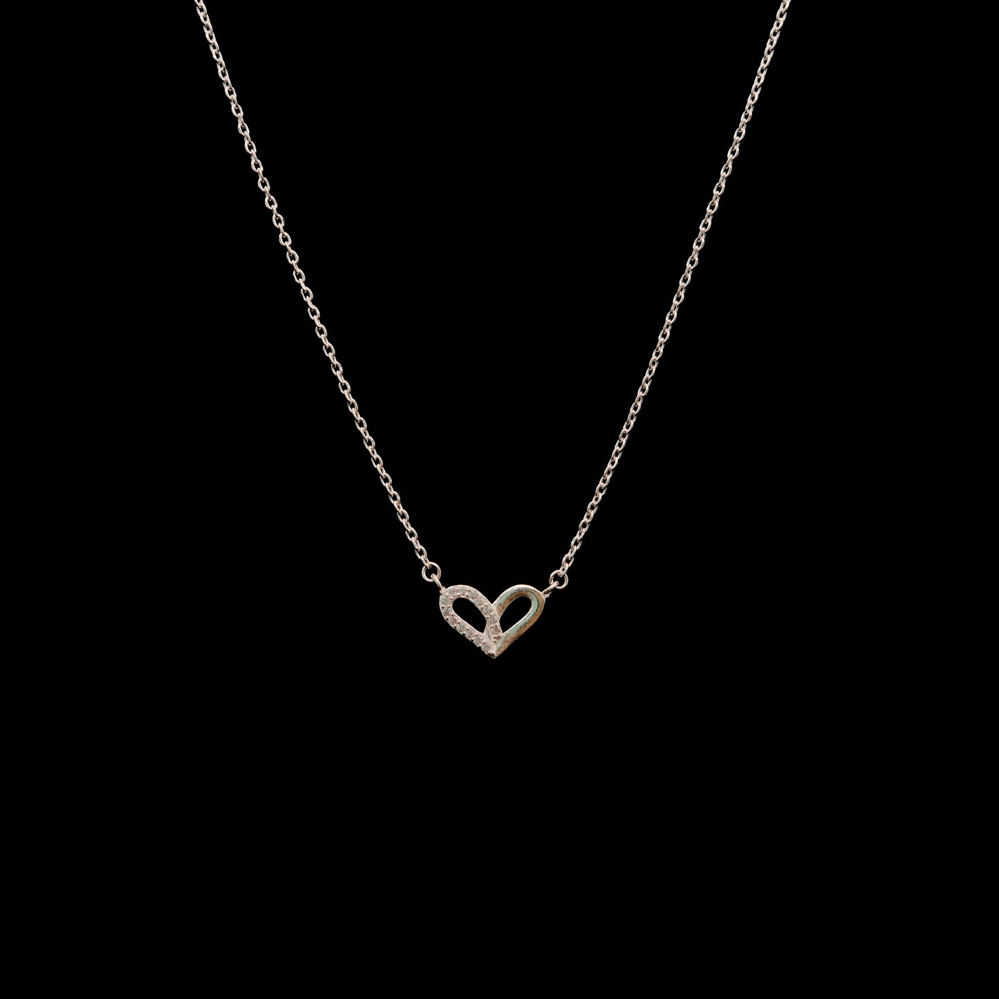 Endless Love Silver Pendant Chain